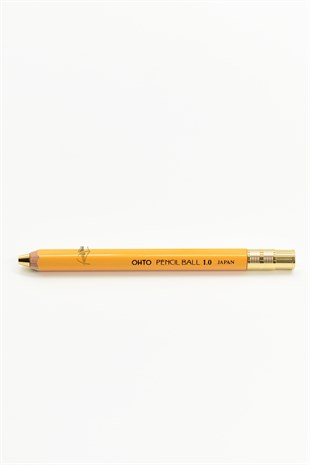 Ohto Pencil Ball 1.0 Wooden Serisi BP-680E-YL Sarı Tükenmez Kalem