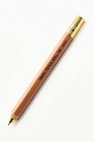 Ohto Wooden Serisi NKG-450E Naturel İğne Uçlu Roller Kalem 0.5