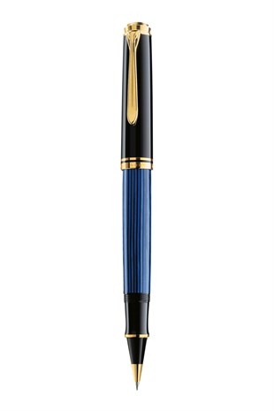 Pelikan Souveran Serisi R600 Mavi Siyah Roller Kalem