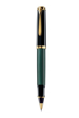 Pelikan Souveran Serisi R600 Yeşil Siyah Roller Kalem
